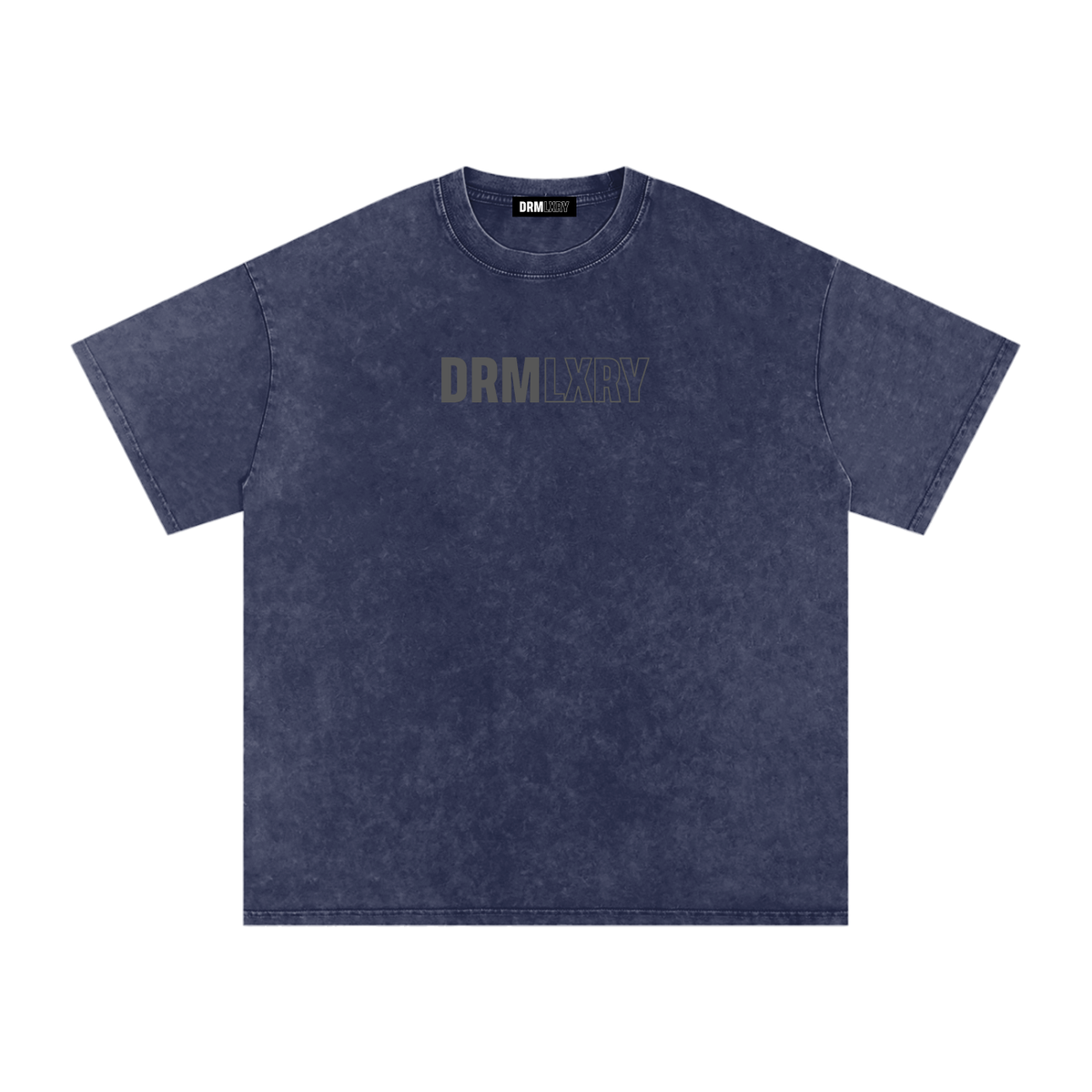 DRMLXRY Spec Sheet Tee Royal Blue, product mockup