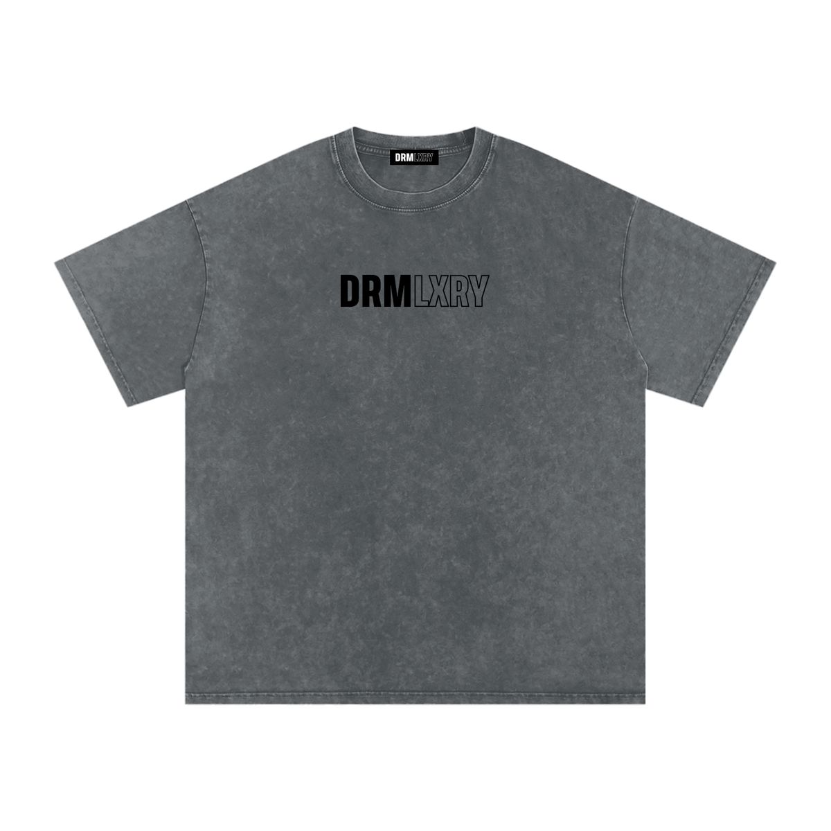 DRMLXRY Spec Sheet Tee Pirate Gray, product mockup