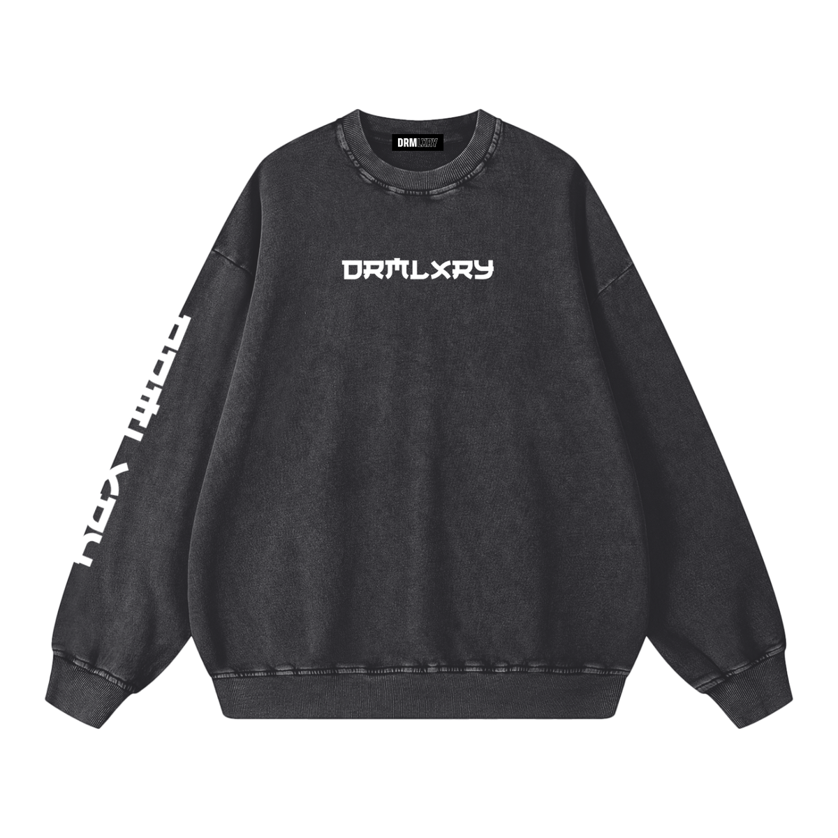 DRMLXRY Monogram Crew, product mockup