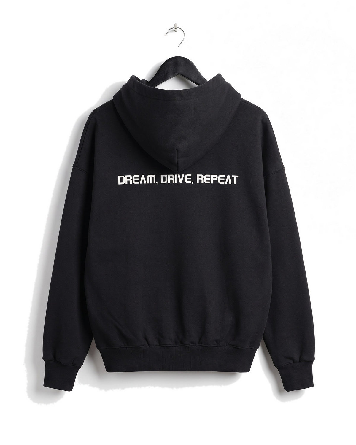 Cold Start Heavyweight Hoodie, on a hanger