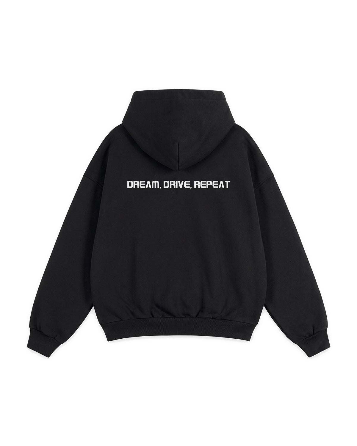 Cold Start Heavyweight Hoodie in Black, back