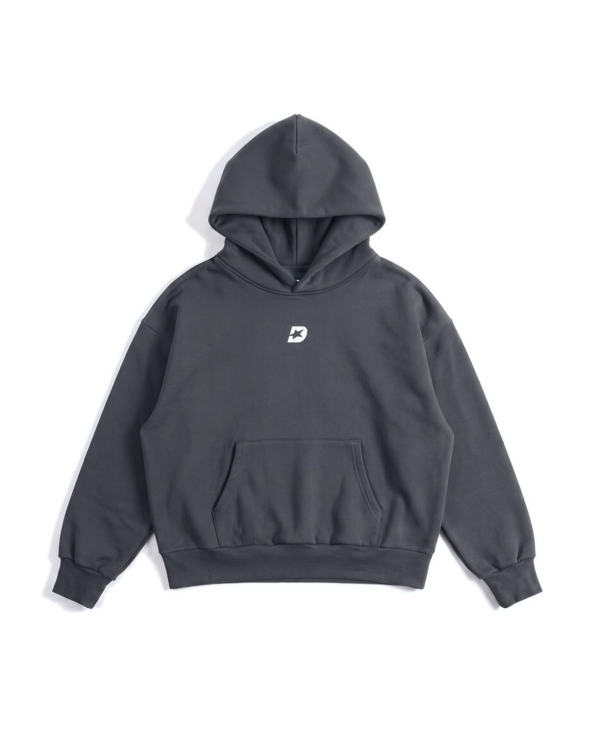 Cold Start Heavyweight Hoodie in Charcoal Gray, front