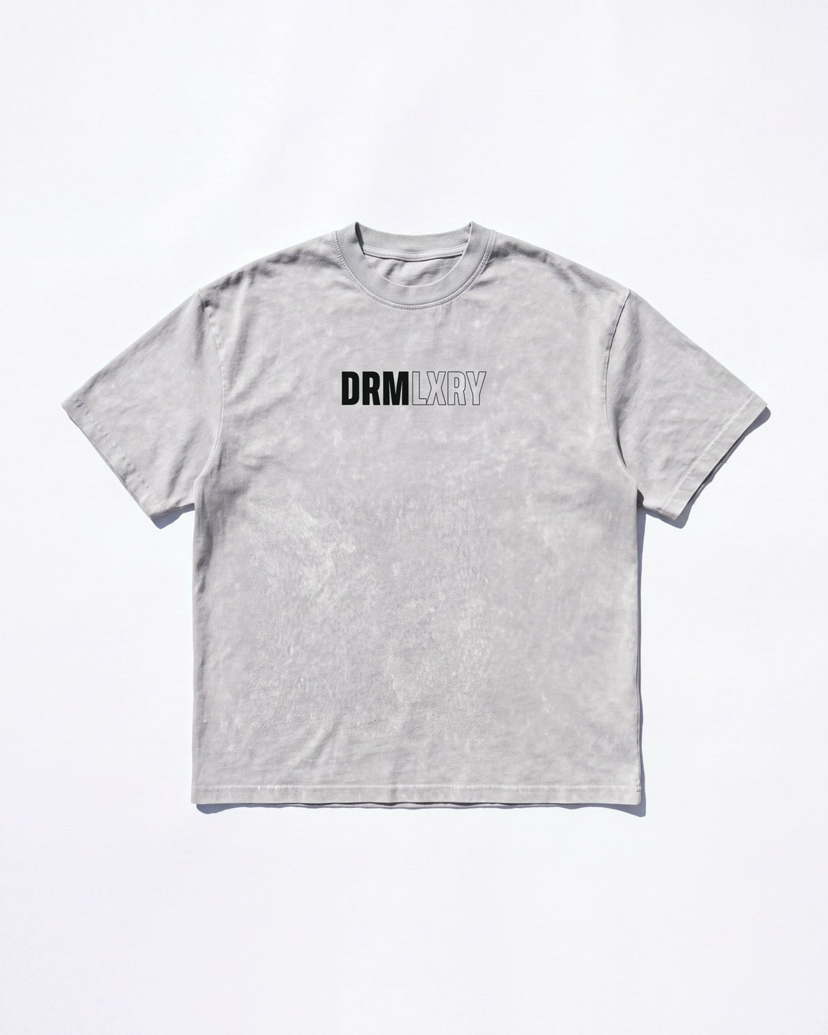 Spec Sheet Tee in Light Gray, front