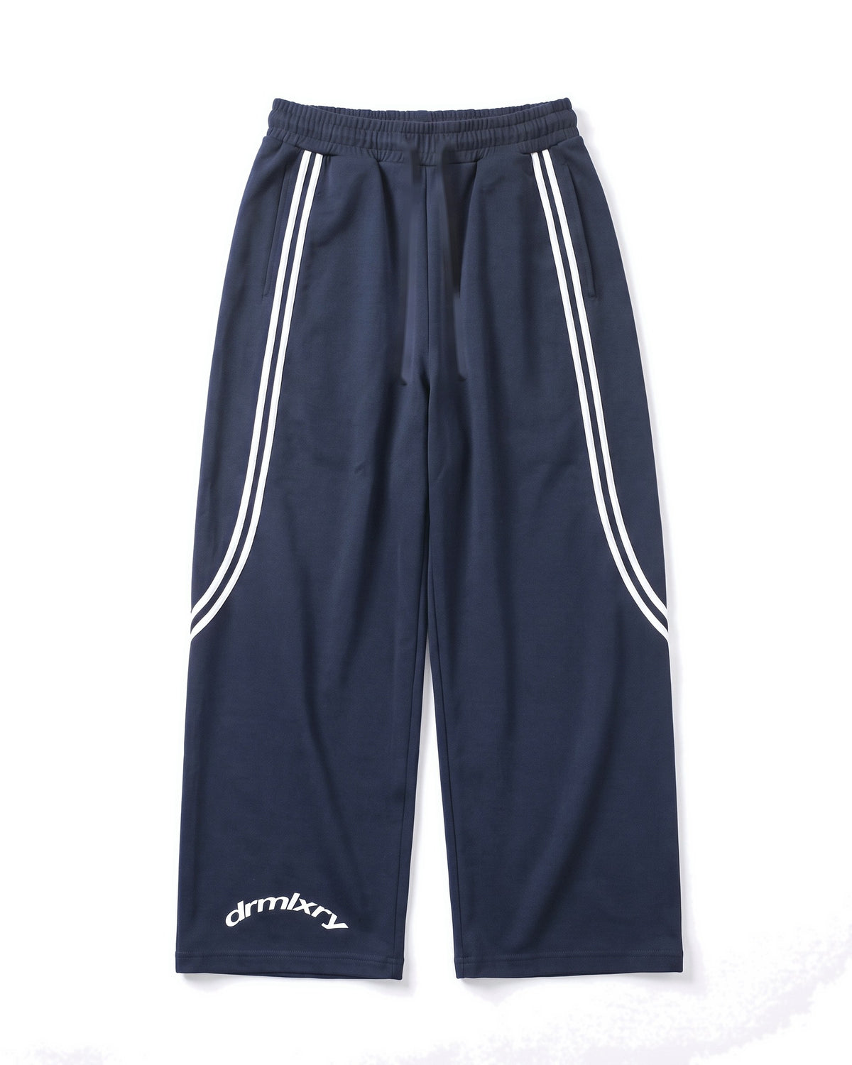 Racing Line Sweatpants in Navy Blue, back