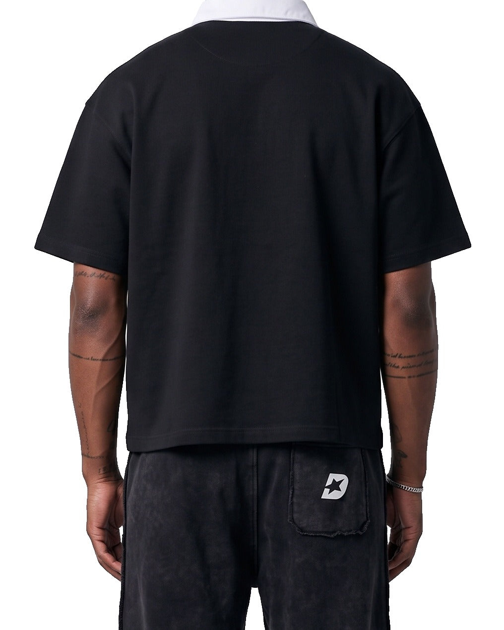 Club Polo, worn, back