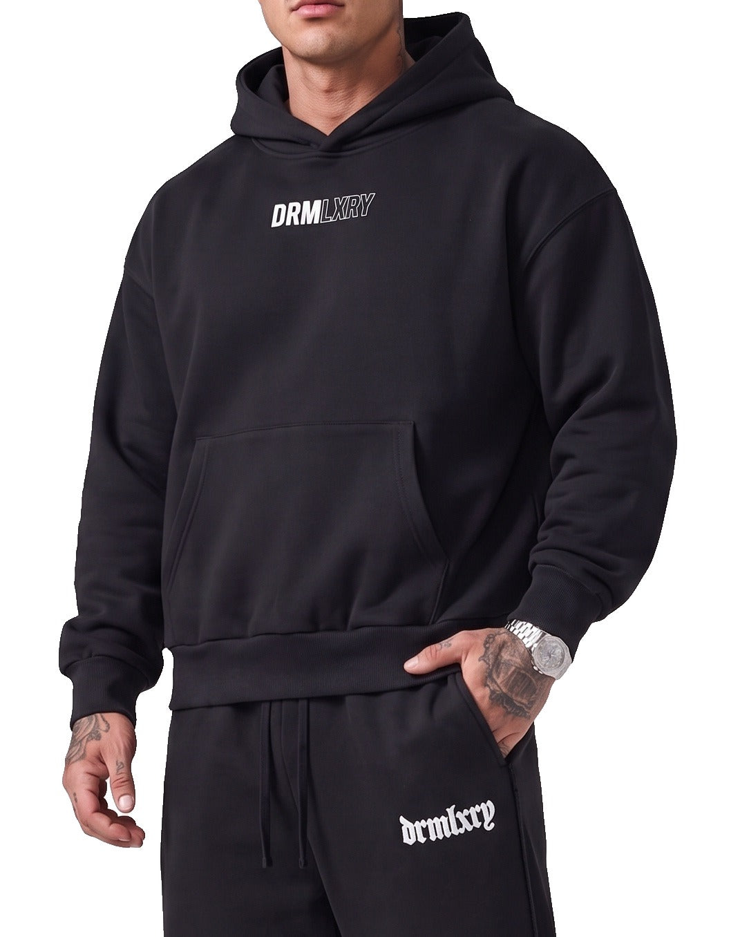 Essential Hoodie, worn, front