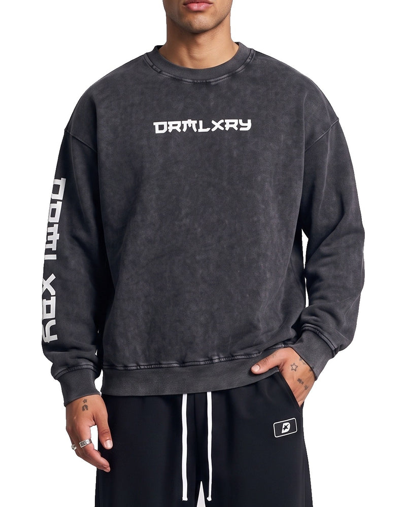 Monogram Crew, worn